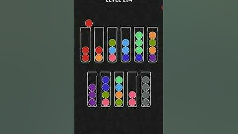 Ball sort puzzle level 254