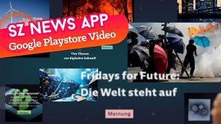 SZ NEWS APP - animated Google Playstore video screenshot 5
