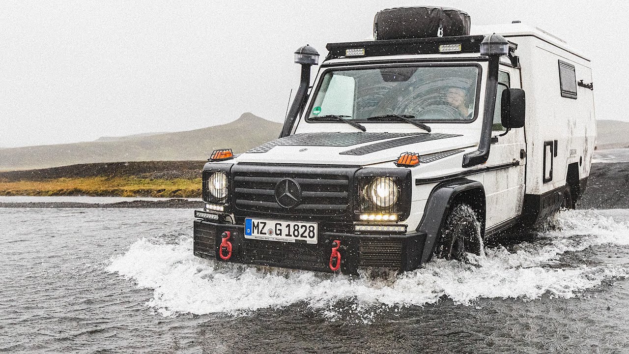 Van Life in Iceland is UNREAL… 4×4 Mercedes G-Wagon Overlanding Adventure!