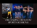 How to organize dramatic sports sessions