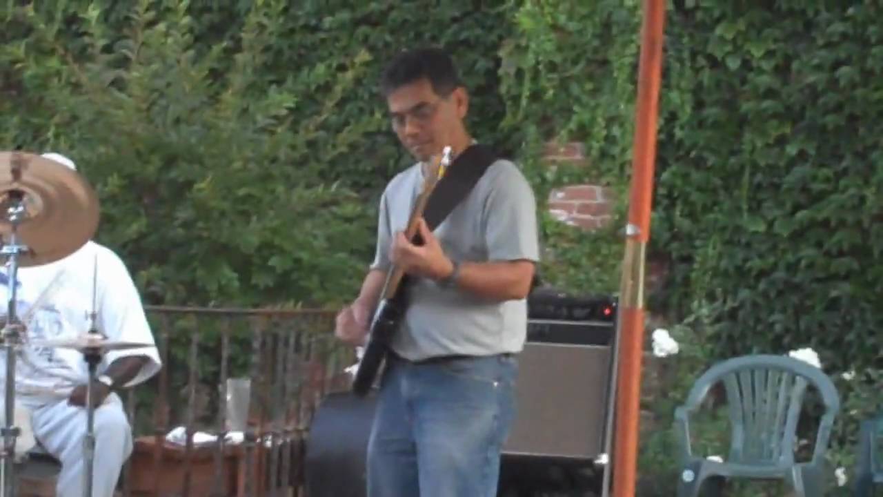 Cover Eddie Lastra plays with Old Skool Flavor @ Pacific Blues Cafe, Yountville, CA