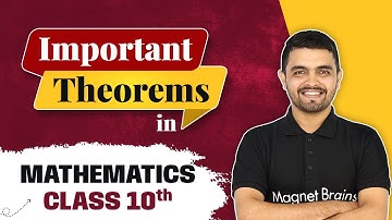 All Maths Theorems in One Shot | Important Theorems in Mathematics Class 10 | CBSE Board Exam 2023