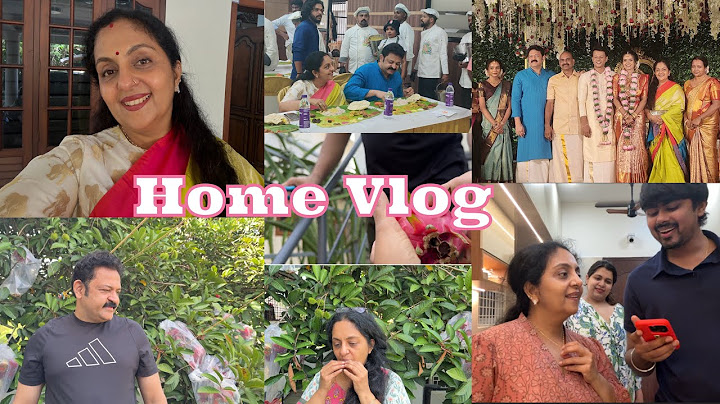 Home Vlog | Sindhu krishna