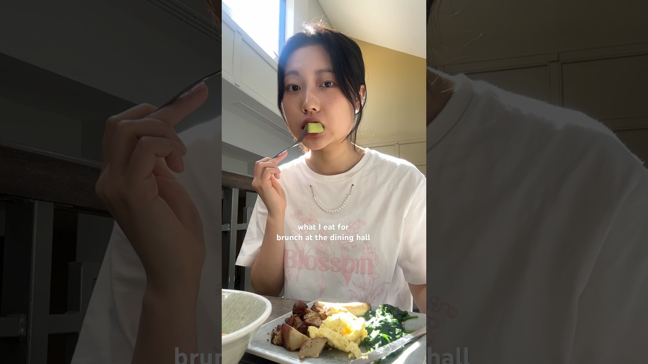 eat brunch with me at the dining hall 🍳 