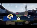 Rams vs Patriots Week 11 Simulation (Madden 25 Rosters)
