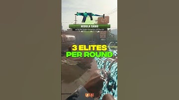 3 Elite Kills Per Round Trick For Nebula Camo