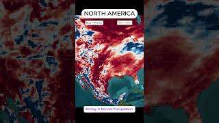 Satellite Image Massive Rainfall Deficits Across America