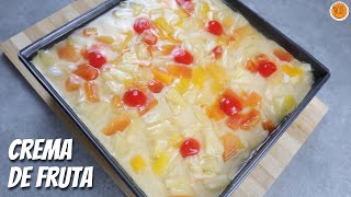 Crema de Fruta | How To Make Chiffon Cake with Custard Fruit Layer | Mortar and Pastry