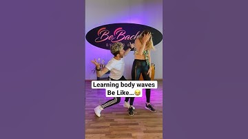 Learn how to do body waves in bachata🤣  Ofir & Ofri