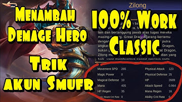 Hack Demage Hero Mobile Legends 100% Work Classic #TrikAkunSmufr #GameGuardian