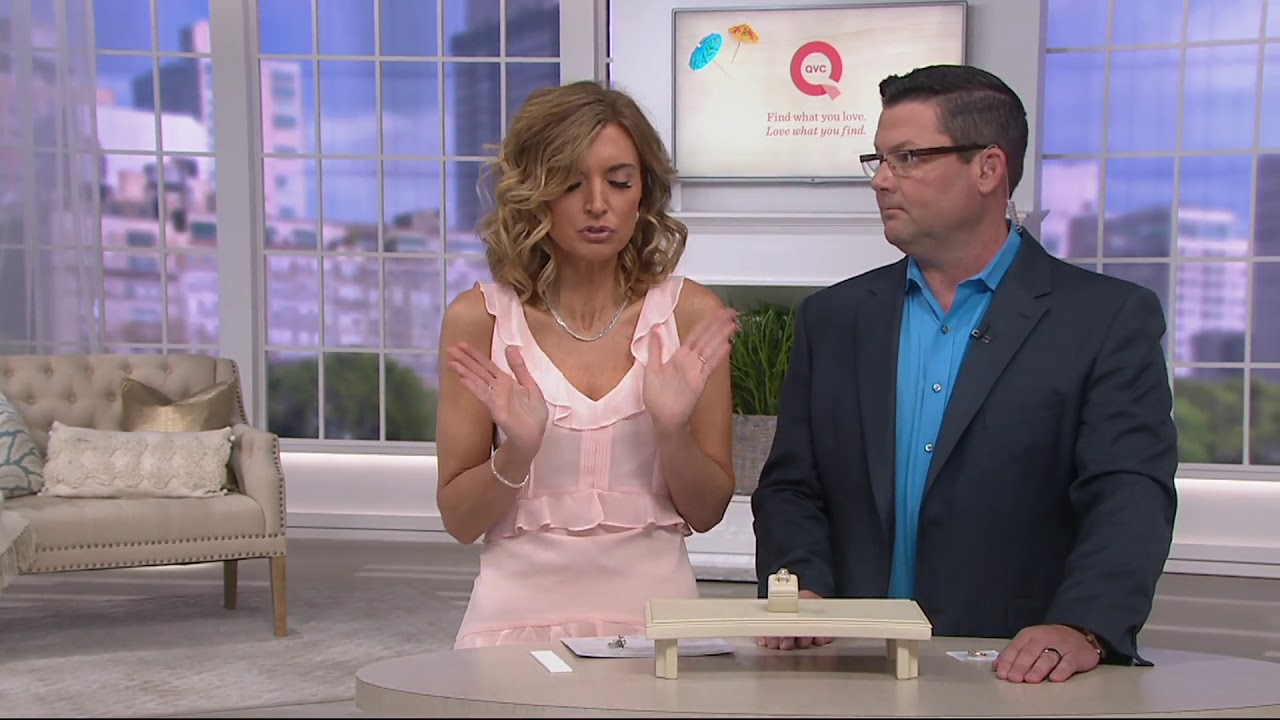 Round Morganite & Diamond Solitaire Ring 14K Gold 1.00 cttw on QVC ...
