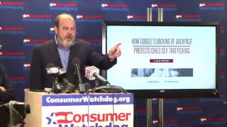 How Google backs Backpage Sex-Trafficking, Press Conference Pt. 4