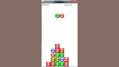 Puyo Puyo game using Java Swing