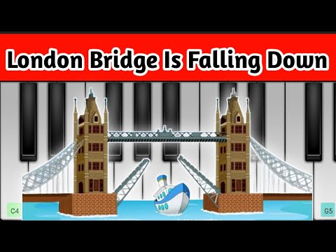 London Bridge Is Falling Down Piano Tutorial || Nursery Rhymes || Piano Finger Master