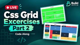 🔥 CSS GRID Is NOT That Hard! Build Real UI Layouts From Scratch | LIVE Coding in VS Code