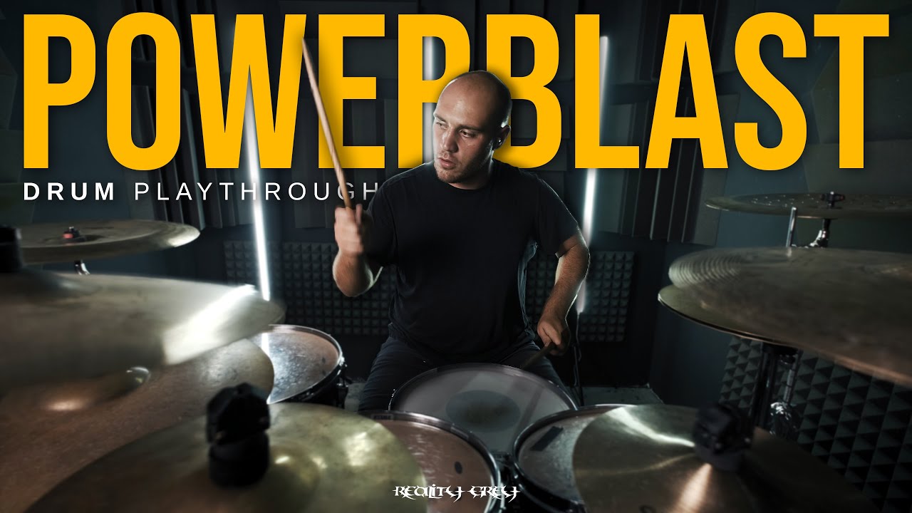 FRANCESCO INCHINGOLO (Reality Grey) - Powerblast - Drums Playthrough   4K
