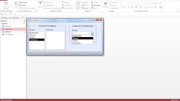 Caixa de Combinação e Caixa de Listagem Dependentes