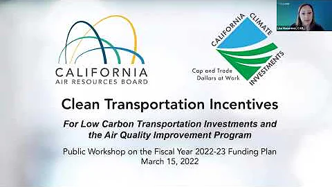 Workshop for Fiscal Year 2022-23 Funding Plan for Clean Transportation Incentives