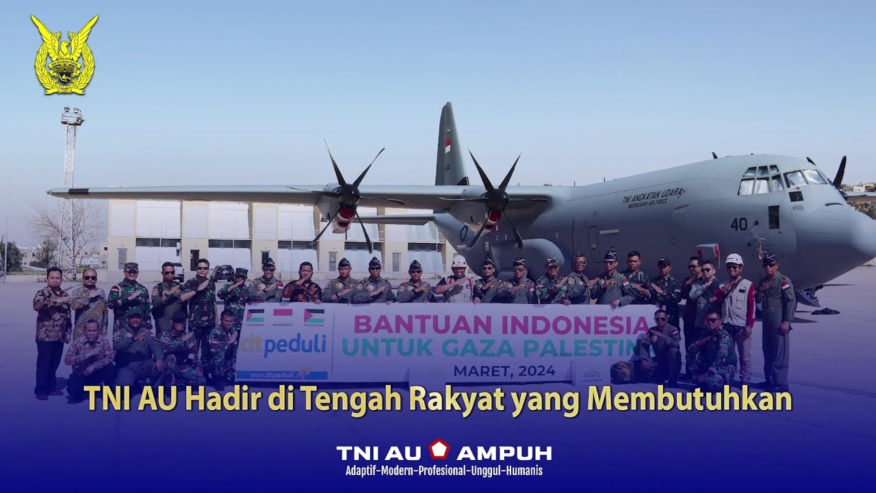 TNI AU Hadir di Tengah Rakyat yang Membutuhkan - YouTube