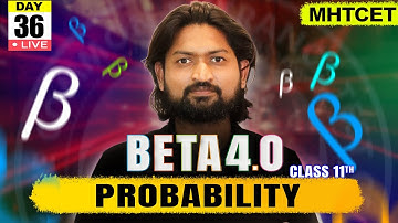 Probability -Class 11 th |GANITANK MATHS MHTCET 2025|Beta 4.0 #probability  #mhtcet2025