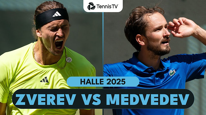 Alexander Zverev vs Daniil Medvedev Highlights | Halle 2025