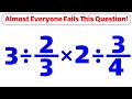 Everyone Struggles with This Math Problem, But It's Actually Simple!