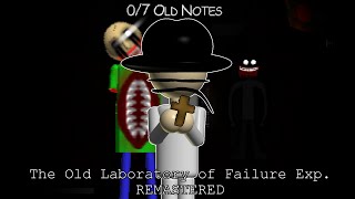 Get Me Out Of Here Baldis Basics The Old Laboratory Of Failure Experiments Remastered