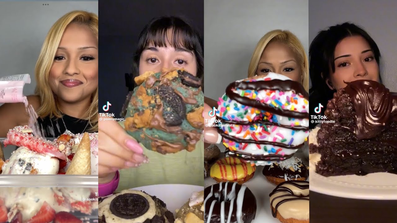 MUKBANG COMPILATION SWEETS| TikToks