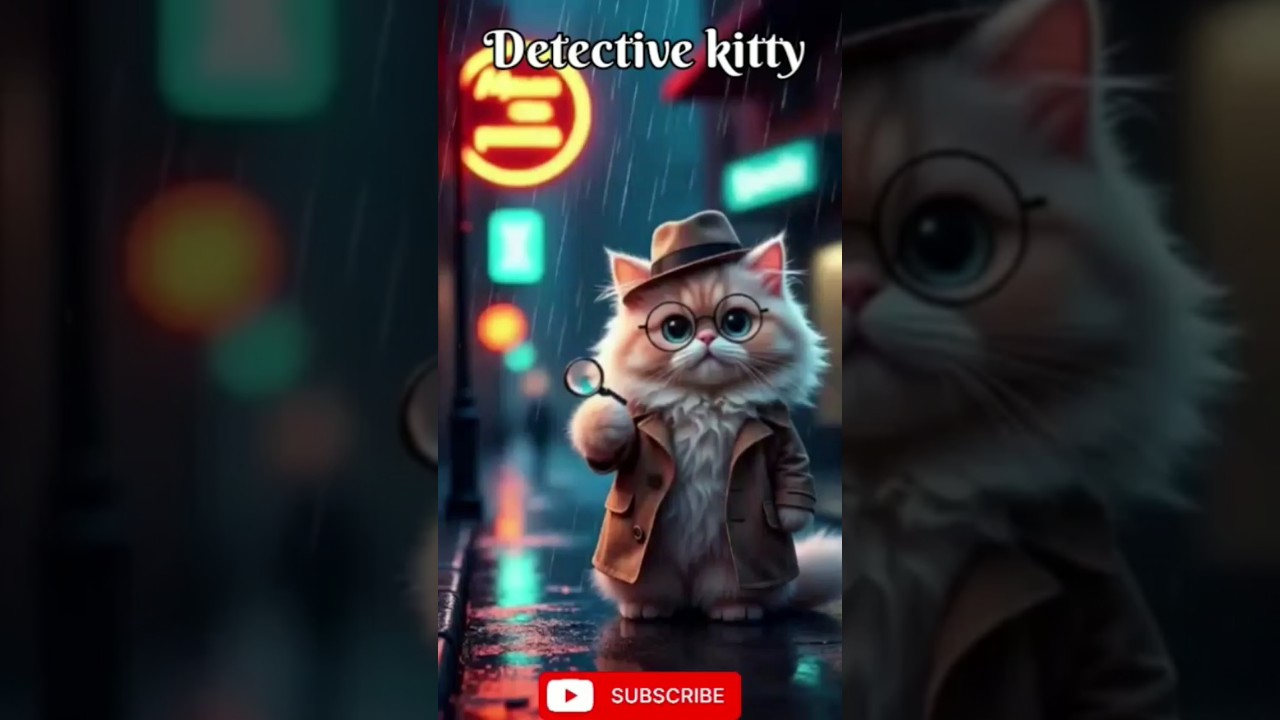 Detective Kitty 🕵️‍♂️🐱 | Cute Cat Solves Mystery Adventure 