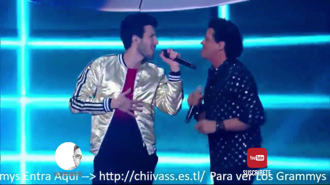 Sebastian Yatra, Carlos Vives    Robarte un beso   Premios Latin Grammy 2017 HD