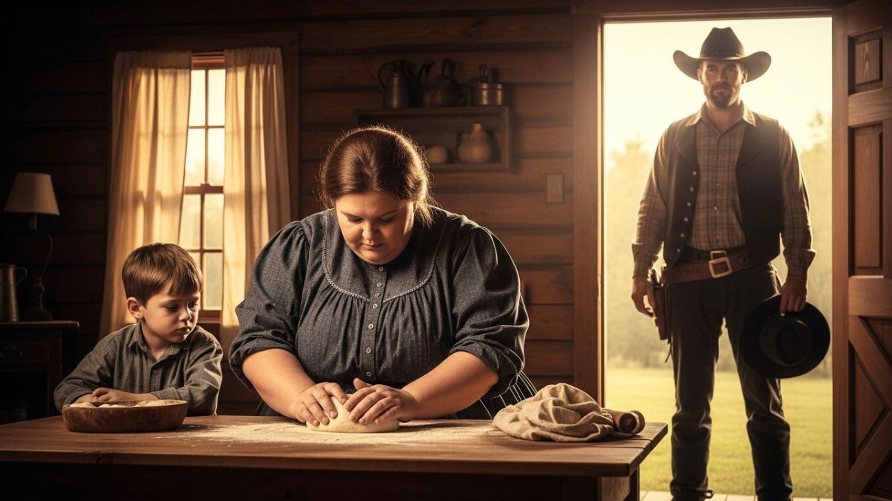 Too Fat Settler Cook Apologized for Bringing Her Son— But The Giant Cowboy’s Smile Stunned Everyone
