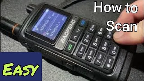 Baofeng UV-17R Plus - How to Scan