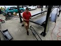 Race tools direct 4post automotive lift caster setup for moving lift