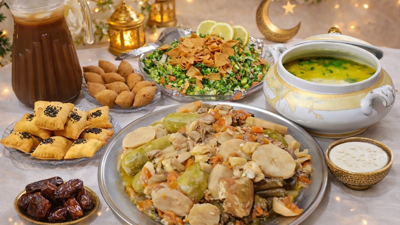 سفرة أول يوم رمضان 🌙✨ تجهيز كامل 👍🏻🧑‍🍳