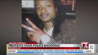 Protests over Wisconsin police shooting