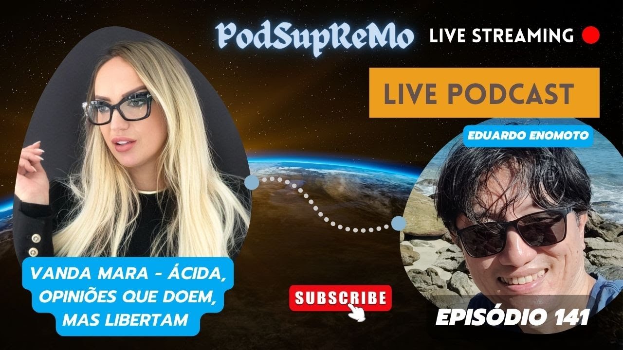 Capa do episódio 141 do PodSupReMo com Vanda Mara/Ácida