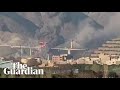 Footage shows Iranian bridge destroyed by strikes
