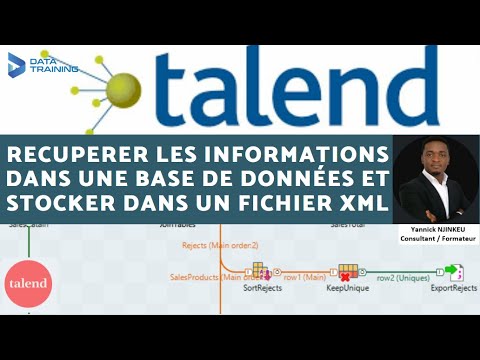 38-TALEND Tutorial: Retrieve Information from a Database and Store it in an XML File