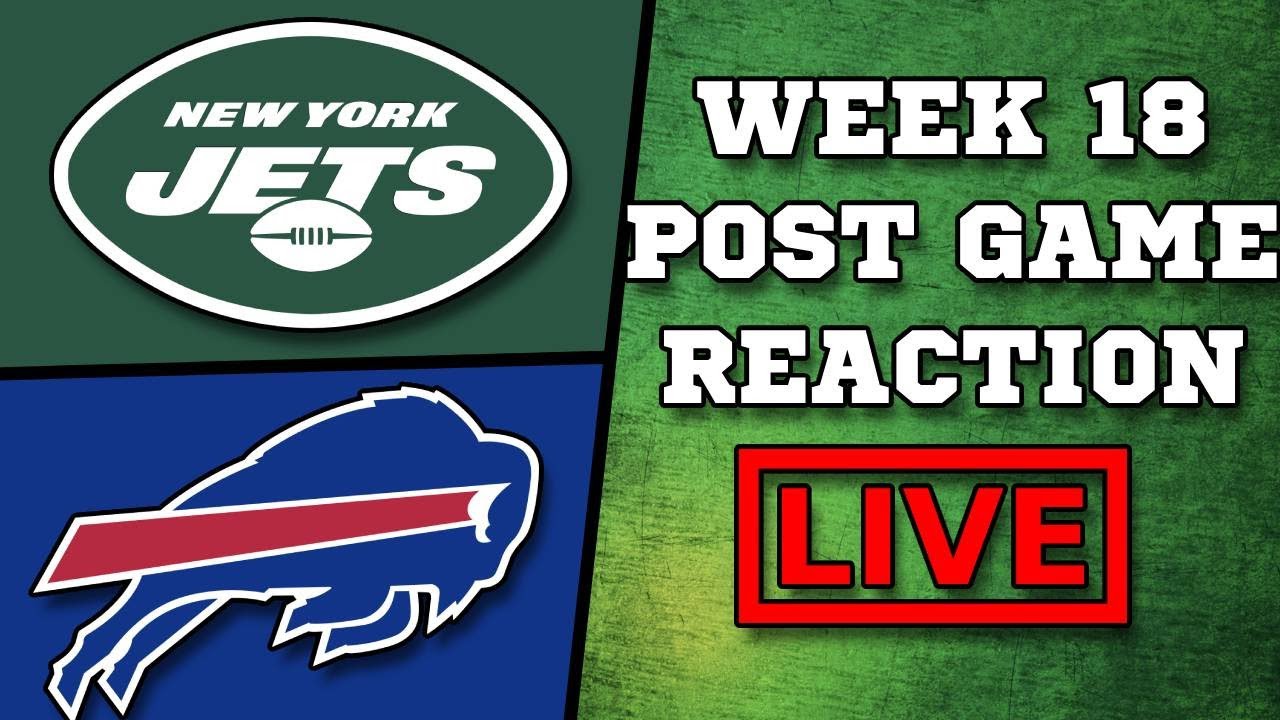 Jets vs Bills Live Post Game Reaction Week 18 Recap YouTube