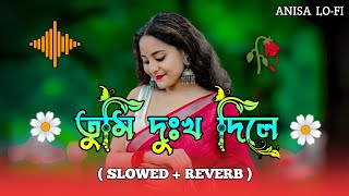 tumi dukkho dile kosto dile montu dilena Bengali sad lofi song (Slowed reverb) তুমি দুঃখ দিলে 2025 🥀