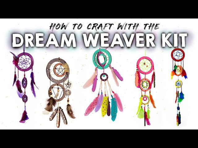 FANDOL DIY Dream Catcher Kit - Making Dream Catcher Supplies Craft