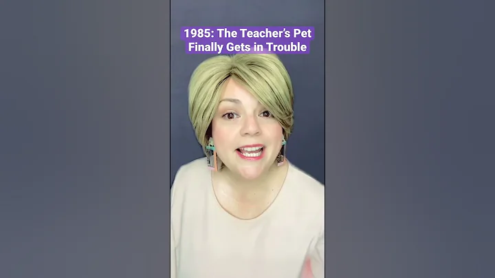 1985: The Teachers Pet Gets in Trouble #karma #schoollife #80saesthetic #comedy #80skid  #skits