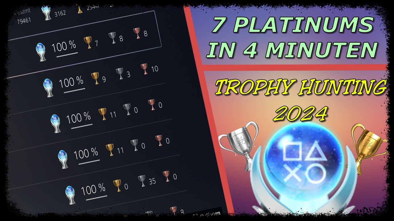 7 Leichte & Schnelle Platin Trophäen in 4 Minuten | Trophy Hunting 2024 🏆