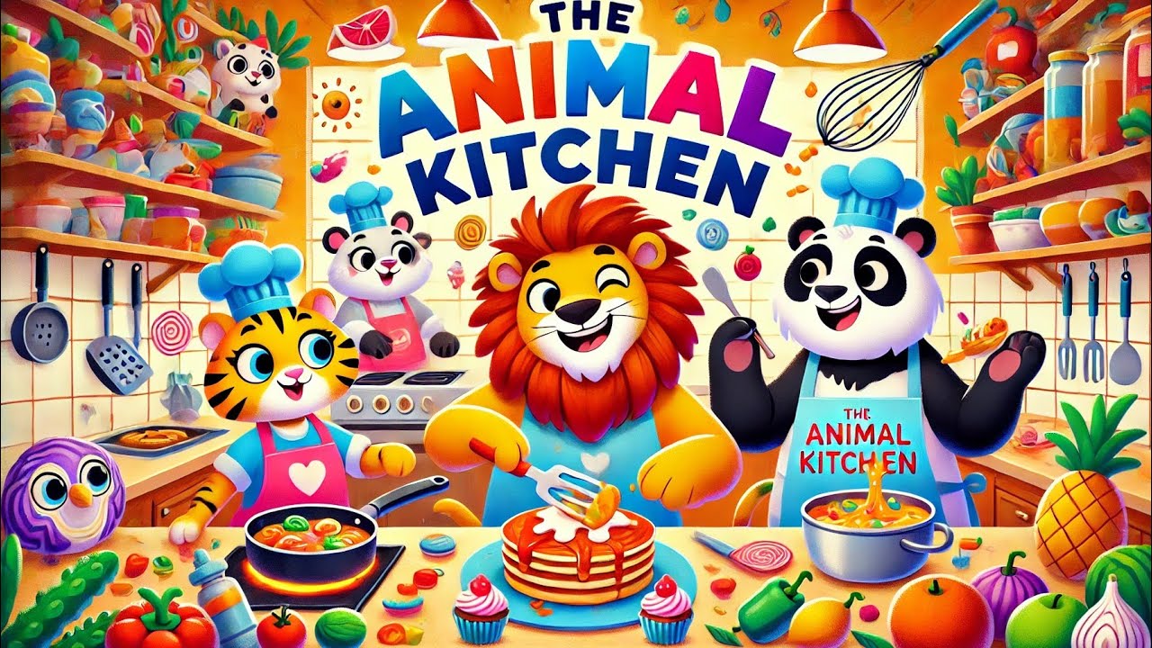 THE ANIMAL KITCHEN PART2#kidsvideo #viralVIDEO#musiccat#cartoon# ...
