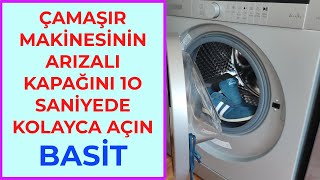 Çamaşır Makinesinin Açılmayan Kapağını Açmanın En Kolay Yöntemi Resimi