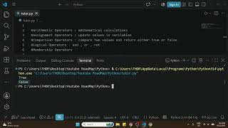Python — Membership Operators