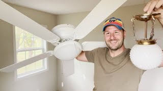 How To Install A Ceiling Fan!