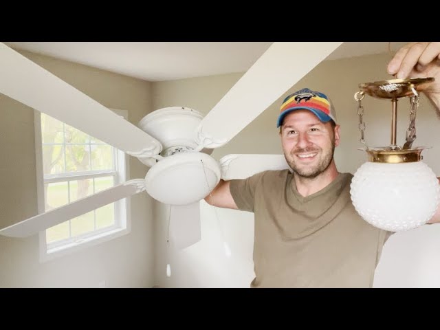 Custom Ceiling Fan Install In Our