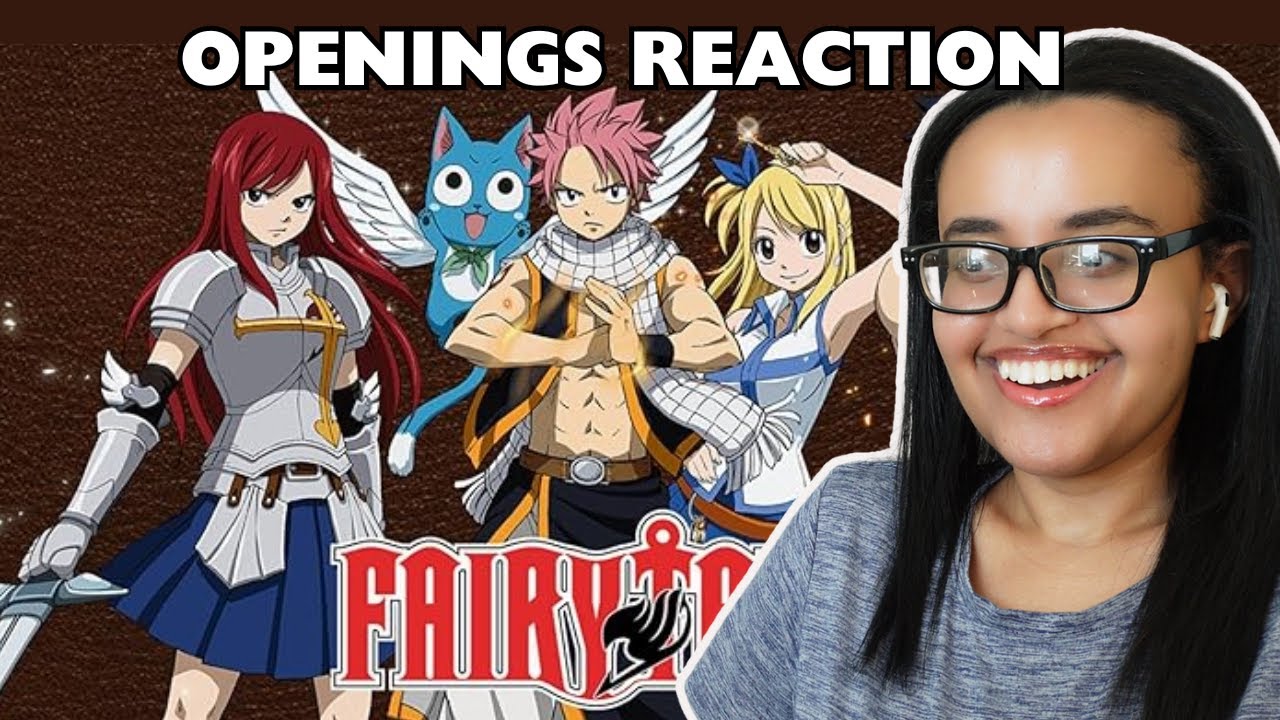 Anime Newbie Reacts to All FAIRY TAIL OPENINGS For the First Time