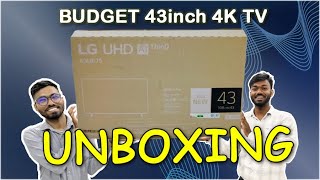 UNBOXING LG 4K 43 inch TV | Budget King